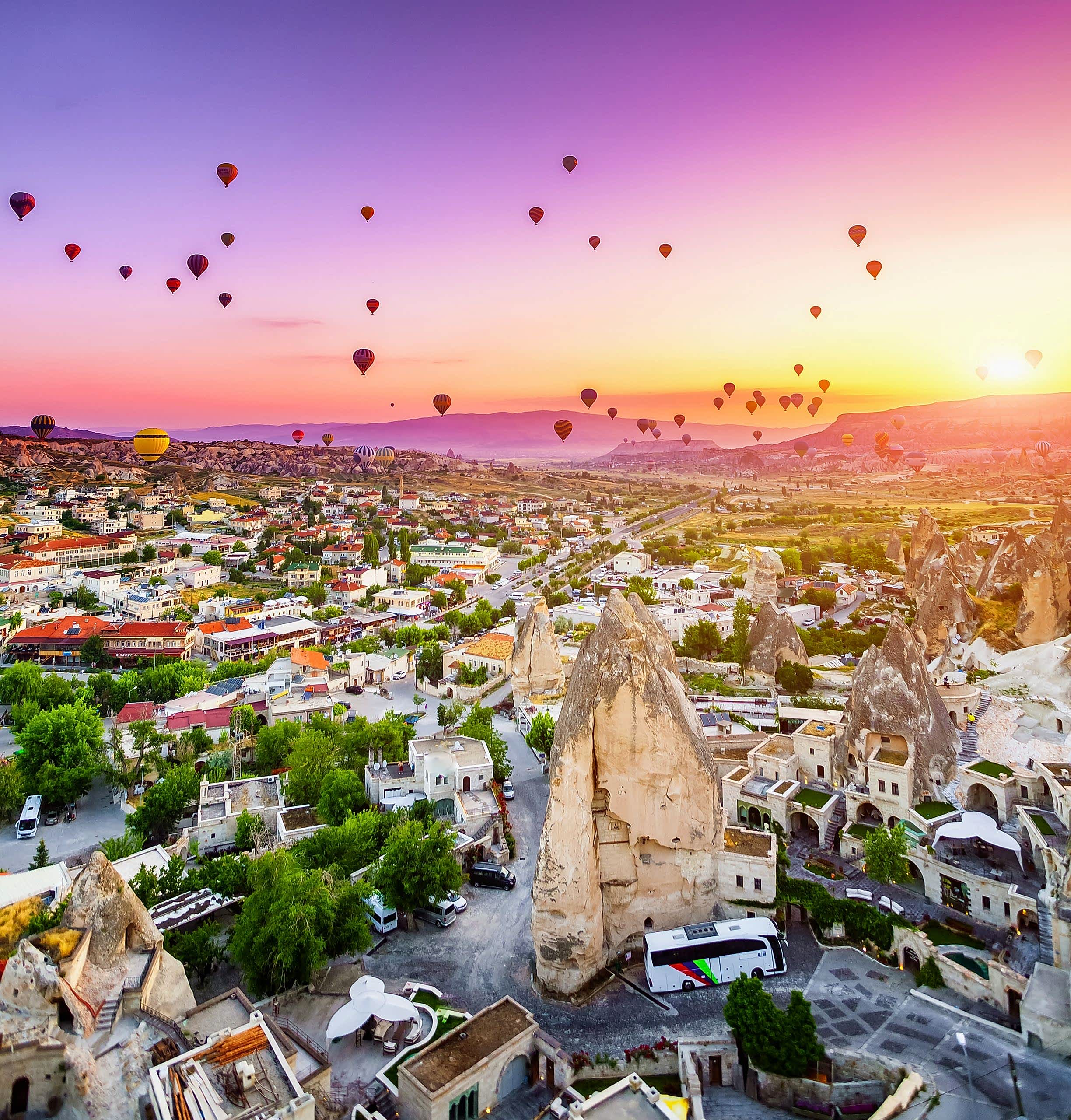 balon manzarası